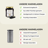 Schwarze Johannisbeere Marmelade zuckerreduziert 195g